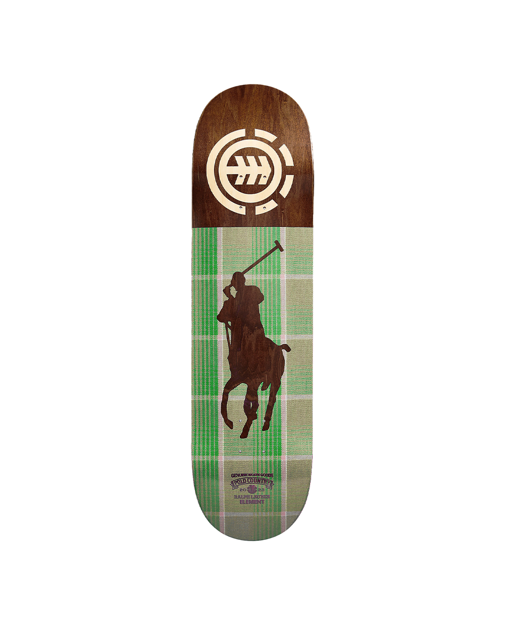 8.5 POLO X ELEMENT Skateboard Deck